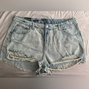 Wild Fable Light Blue Distressed Jean Shorts